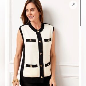 Talbots TABARD SWEATER VEST